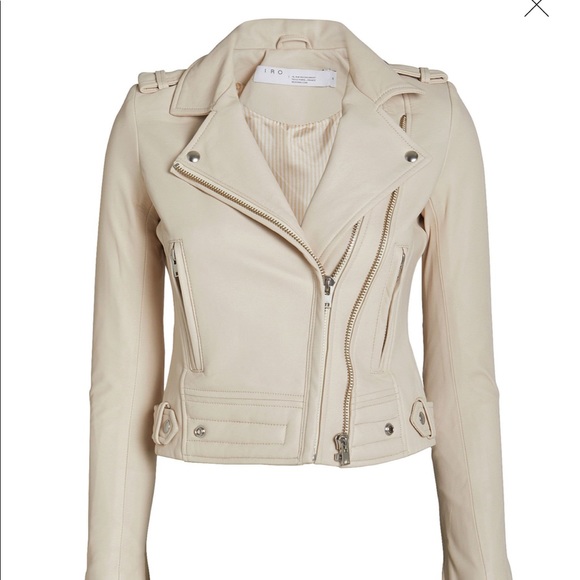 IRO Jackets & Blazers - NWT IRO Luiga Cropped Moto Jacket - size 36